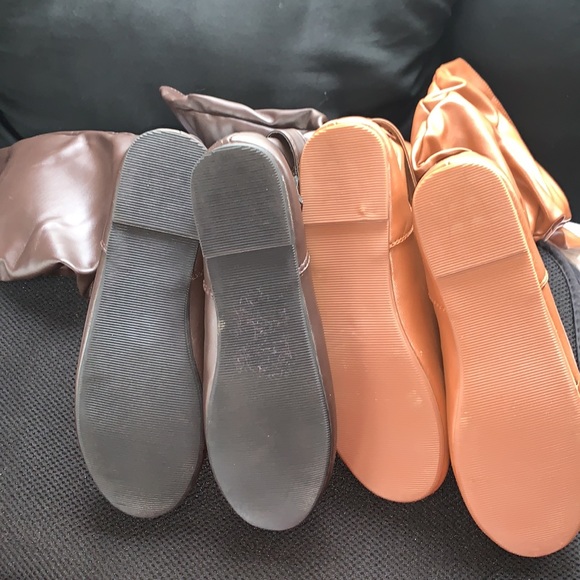 2 for 1 leather boots sz 6(NEW) - Picture 4 of 5